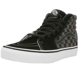 Vans Ska8 Hi Checkered Pewter Size 8